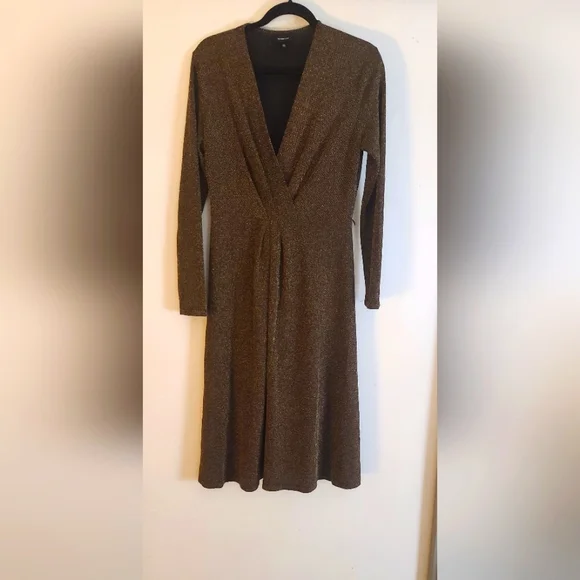 Who What Wear | Dresses | Gold Knit Midi Dress With Gold Stitching | Poshmark Who What Wear | Dresses | Gold Knit Midi Dress With Gold Stitching | Poshmark